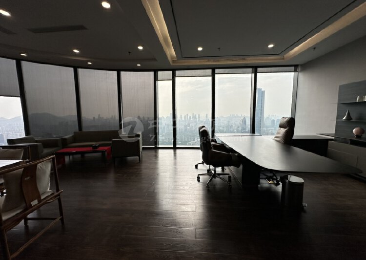 深圳地标超甲级写字楼高层整层出租超豪华装修2