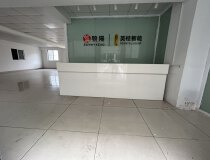 福永桥头地铁口厂房出租楼上1500平可分租带精装办公室加前台
