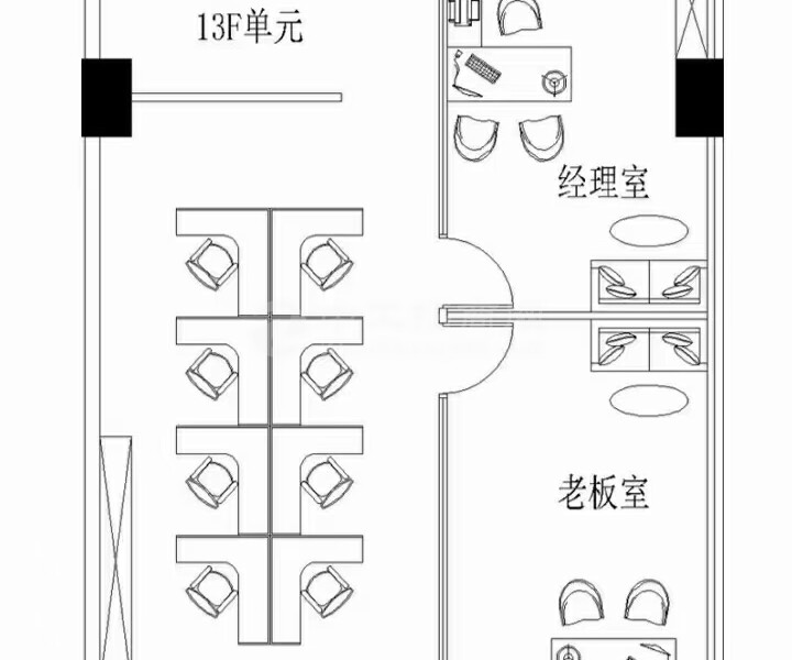 深圳北精装写字楼面积：175平，朝向：紫气东来
