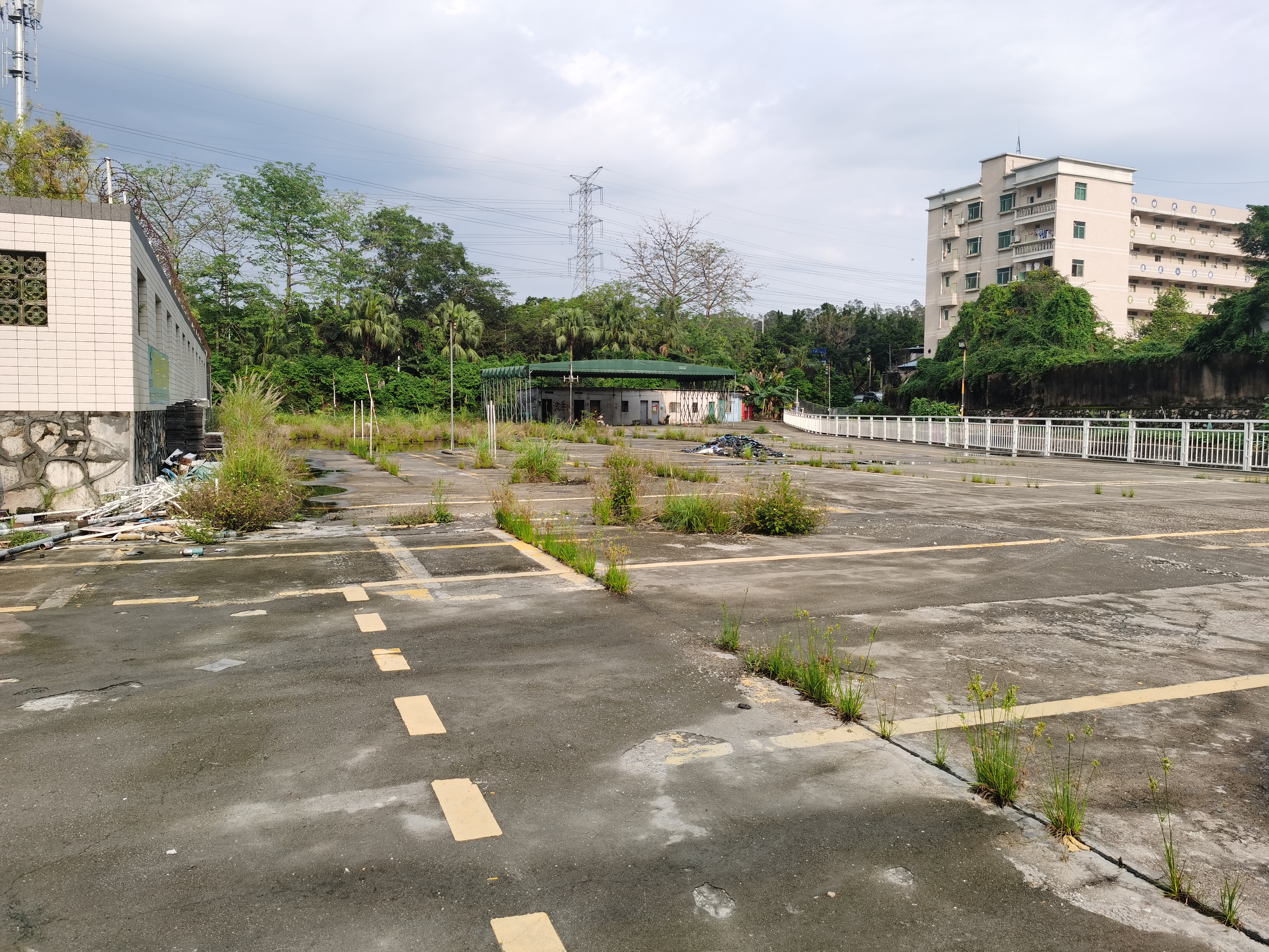 松岗硬化空地6000平方出租现成驾校