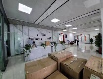 福永和平原房东大型工业园区楼上1300平精装修厂房出租