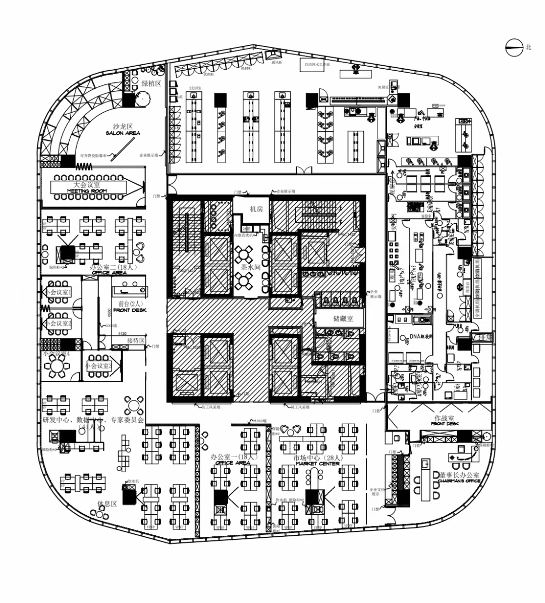 最新空出科技园整层面积送4个月免租期3