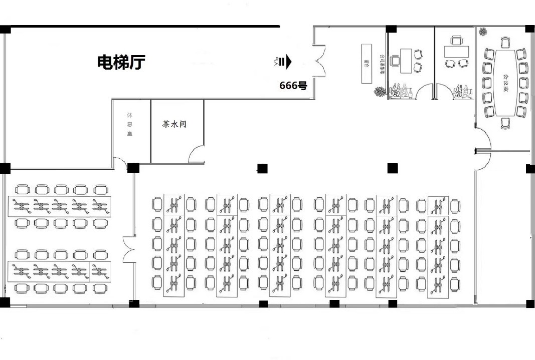 固戍地铁口前海区域深中通道出口全齐家私全新845平米 5