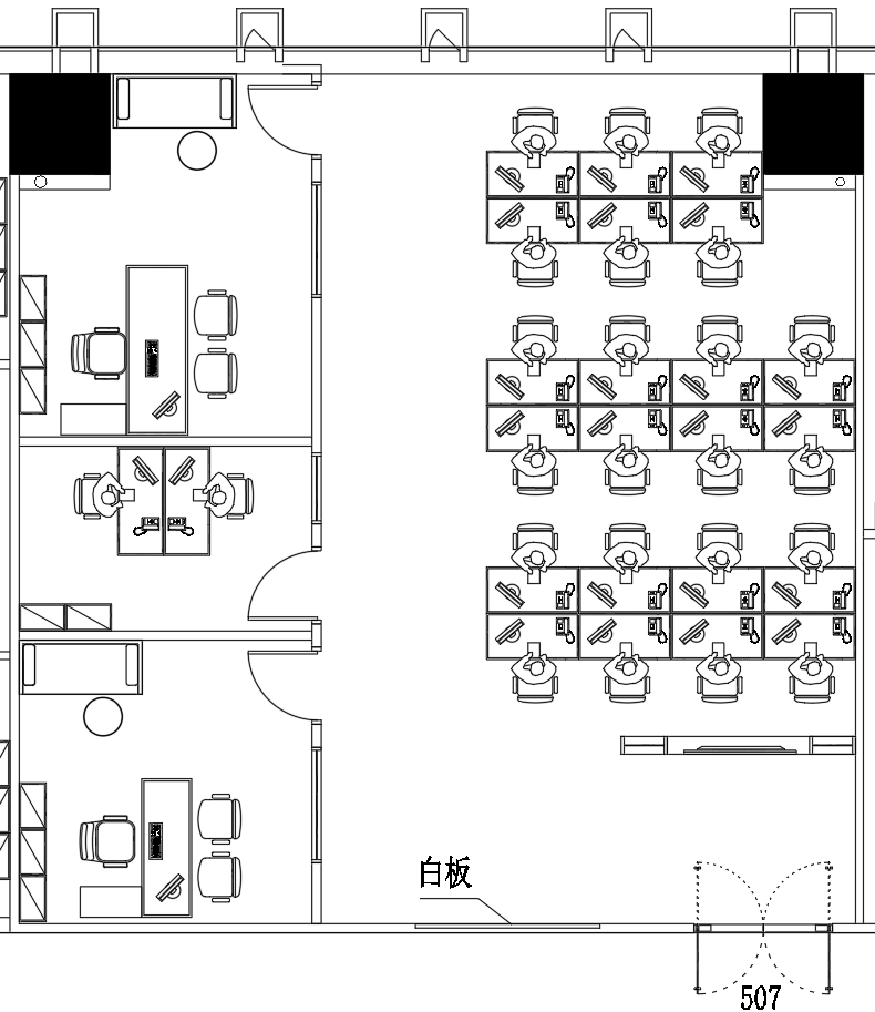 南山区留仙洞地铁口300米精装295㎡3+1落地窗带家私5