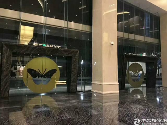 西乡107国道边高层精装修甲级写字楼326平方招租