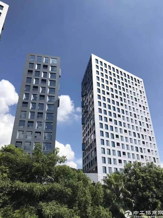 西乡107国道边高层精装修甲级写字楼326平方招租