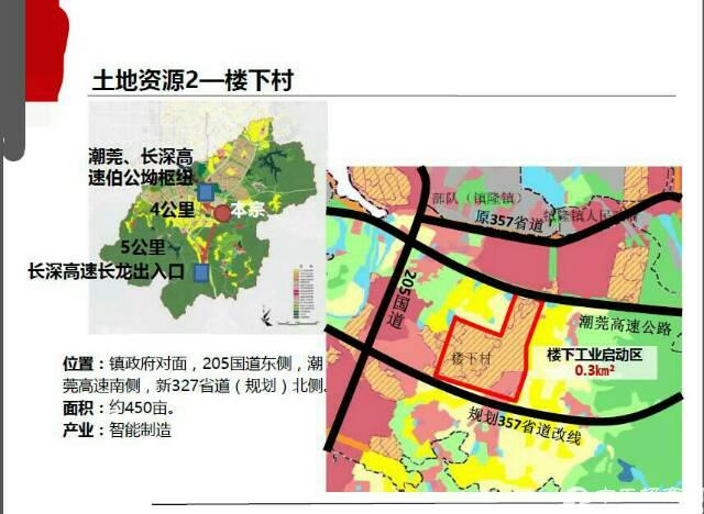 惠州镇隆185亩国有证工业用地出售，可分3