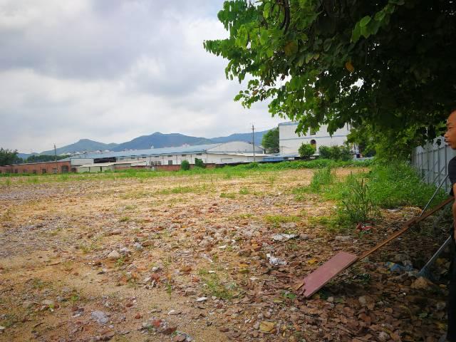 广州市花都区狮岭镇可报建建设用地空地出租2