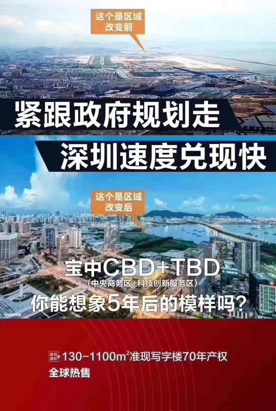 深圳市宝安中心TBD70年产权写字楼1