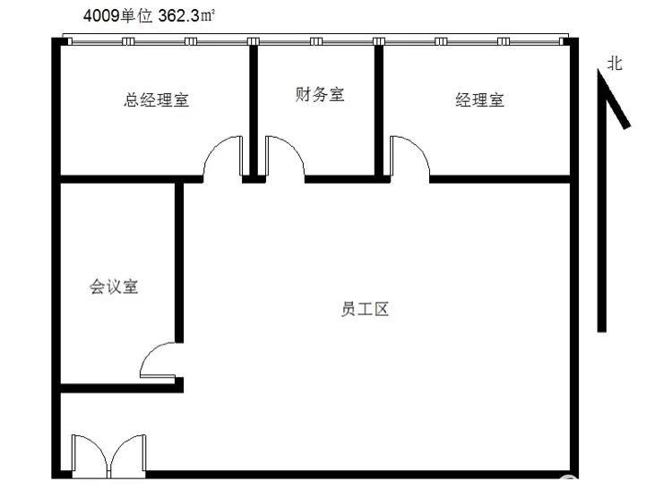 珠江新城地铁站写字楼362平办公室出租4