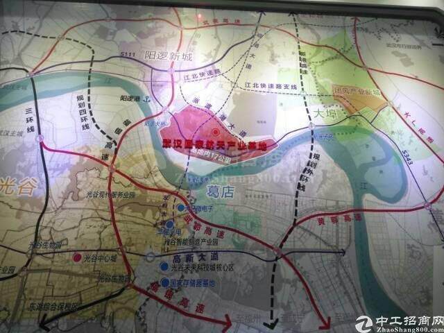 湖北武汉航天新型材料智能制造国有红本311亩土地出售2