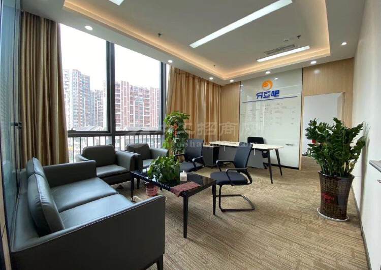 物业直租西乡与碧海湾双地铁口高楼层285平电梯口户型出租2