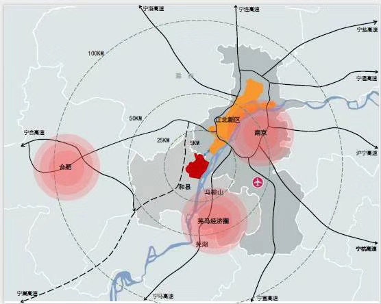 安徽和县经济开发区环南京区域国有证土地出售，30分钟南京圈4