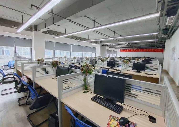 黄埔经济开发区新出楼上带豪华装修办公室4380平方出租5