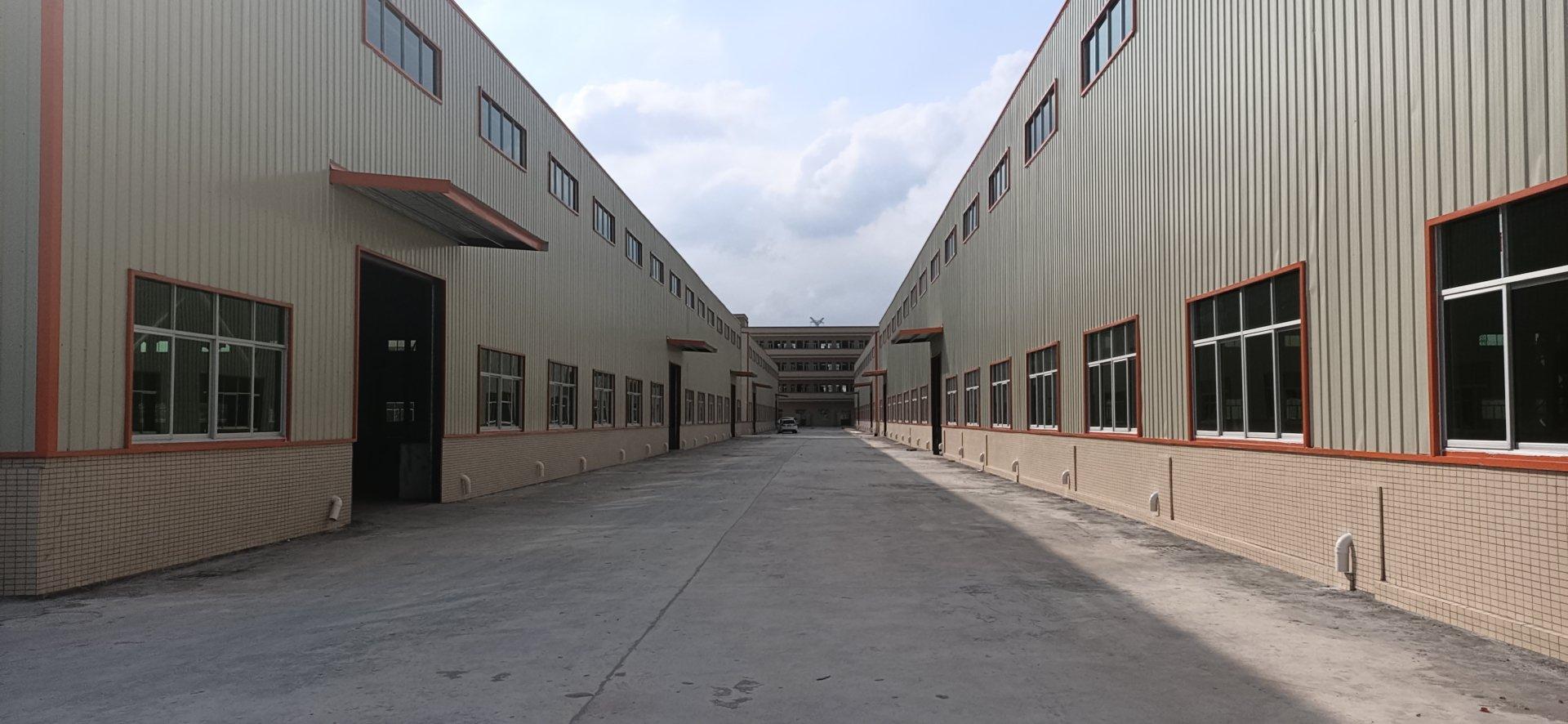 石湾镇大型工业园单一层钢结构厂房,可分栋租.