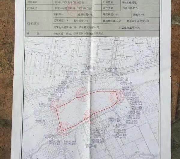 万江出租环城路外空地，一手房东工业用地，有红线图位置比较偏4