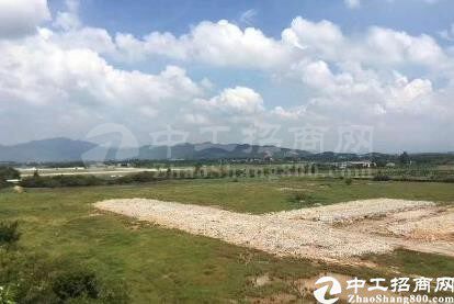 深圳坪山周边100亩工业土地（可分割）出售红本40年交通好3