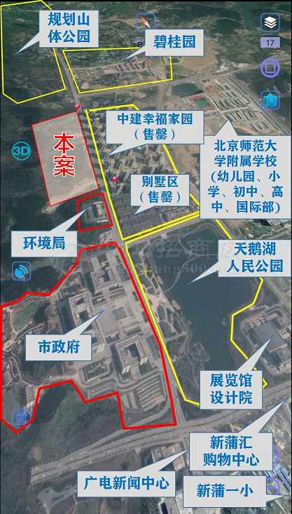 遵义市新蒲新区市政府旁200亩优质土地出让1