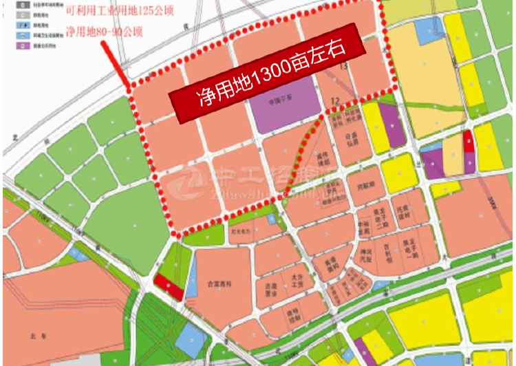 武汉市黄陂区1100亩工业用地，50亩起招拍挂1