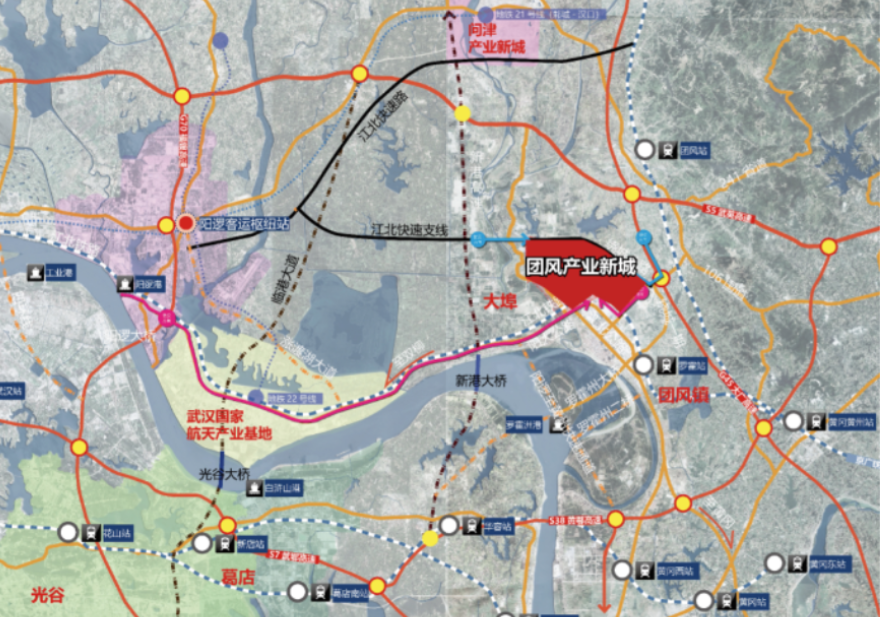 湖北团风县186亩工业用地出售，50年产权，位置好1