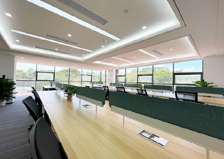 布吉丹竹头地铁站附近创意办公园区260平精装修办公室出租4