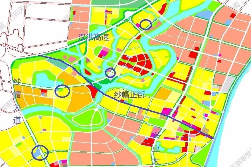 武汉市汉南区219亩工业用地出售，位置好，有指标1