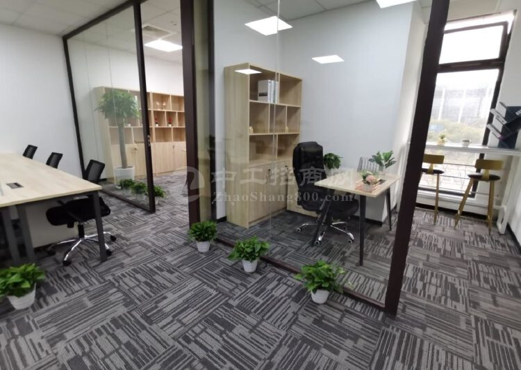 张江蓝光科技园90平办公室可注册家具齐全行业不限4