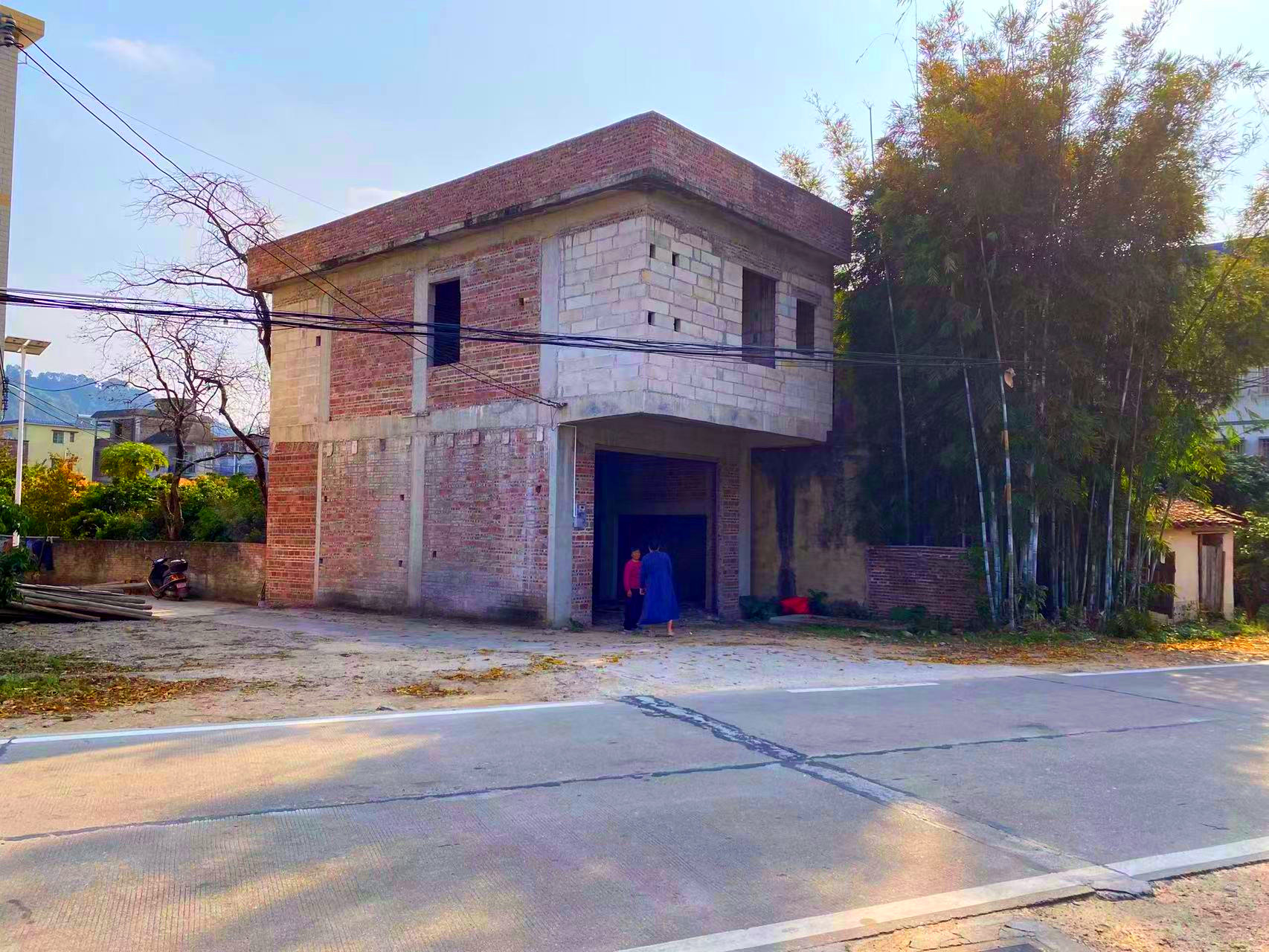 从化区温泉石门旅游区一栋二层180平方商铺楼房转让1