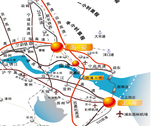 江苏省南通市海安市工业用地268招拍挂，位置好2