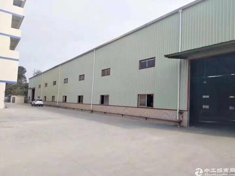 新塘银沙工业区单一层厂房仓库2700平米出租可分租