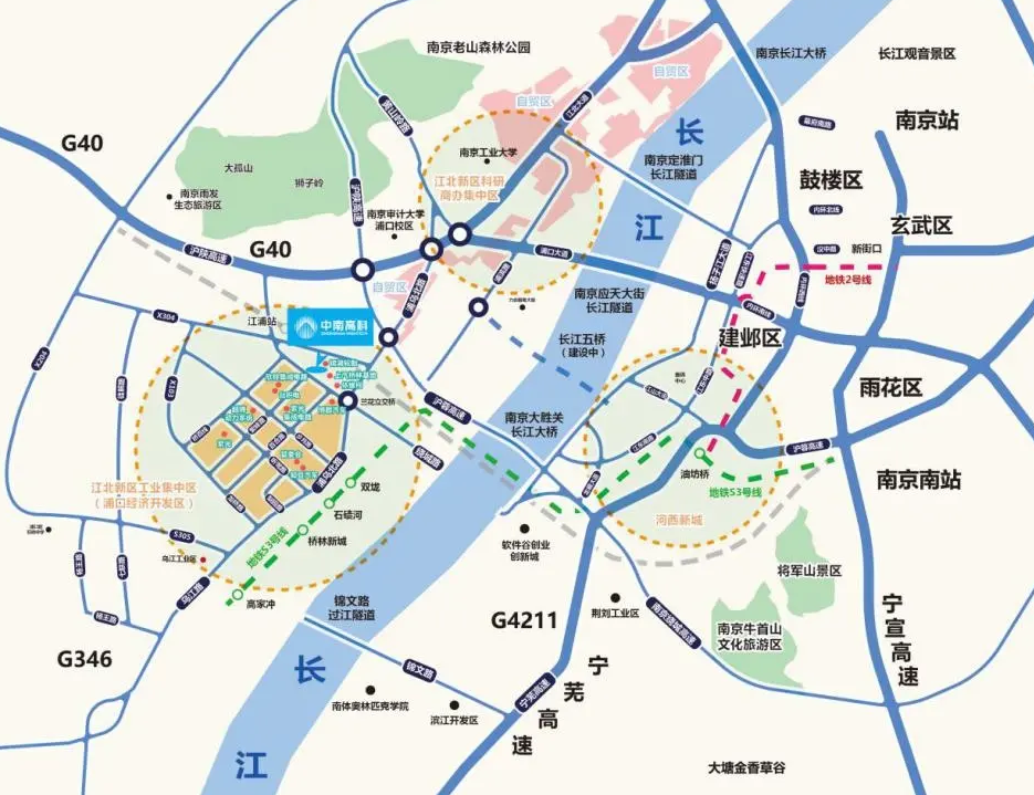 南京市浦口区188亩工业用地招拍挂，配套全1