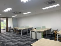 福田车公庙地铁口办公室出租户型方正带全套办公家具拎包入驻