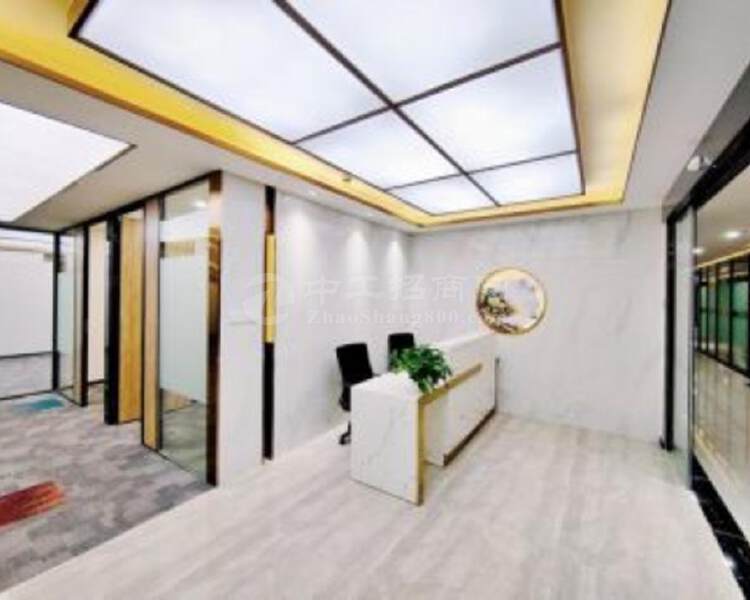 龙华地铁站长江中心壹成环智中心精装400平带家私港风设计