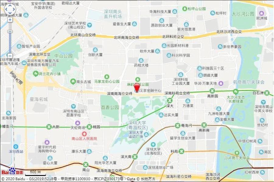 深圳南山科技园，地标，汉京金融中心，唯面积整层2