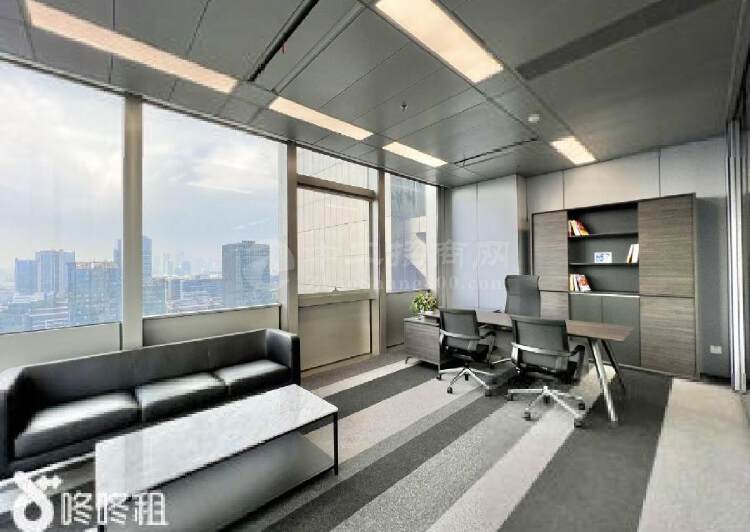 南山深大站口汉京金融中心大小面积都有配全套家私拎包办公室8