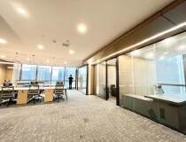 广州国际金融中心IFC西塔轻奢装修带高品质家具拎包办公！