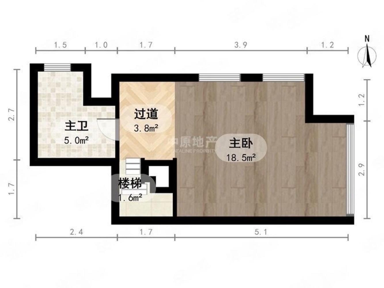 中关村立方庭精装办公室可住可注/册可经营类上下复式8