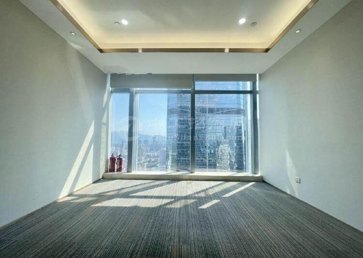龙华拎包入住豪装电梯口单位370平高层无遮挡办公室出租2