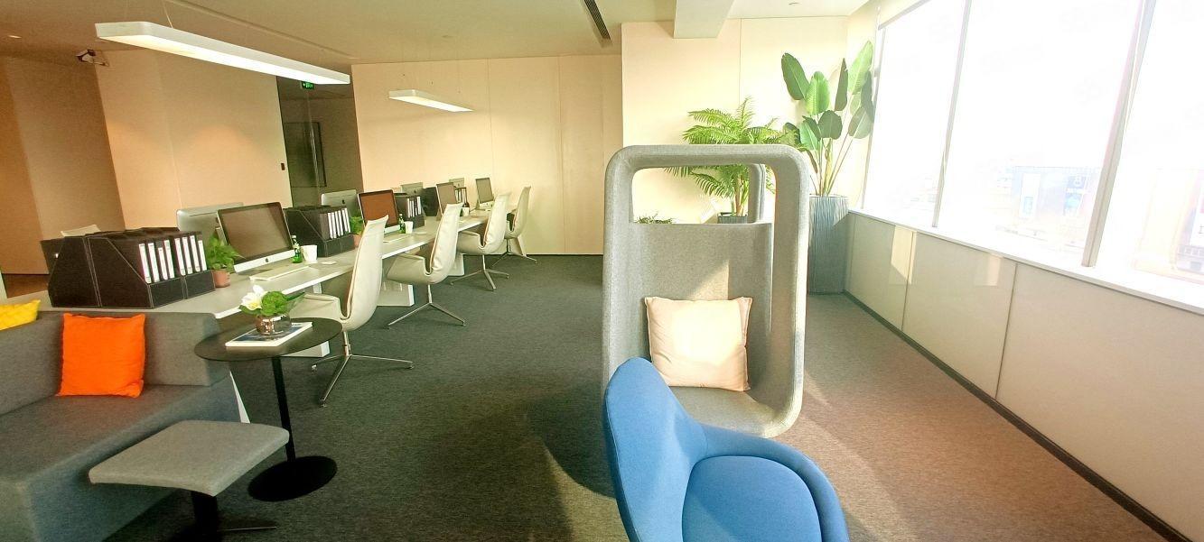 浦东洲海路地铁森兰花园城精装修200到800平办公室出租