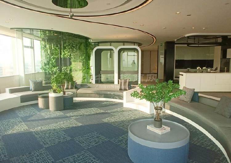 浦东洲海路地铁森兰花园城精装修200到800平办公室出租5