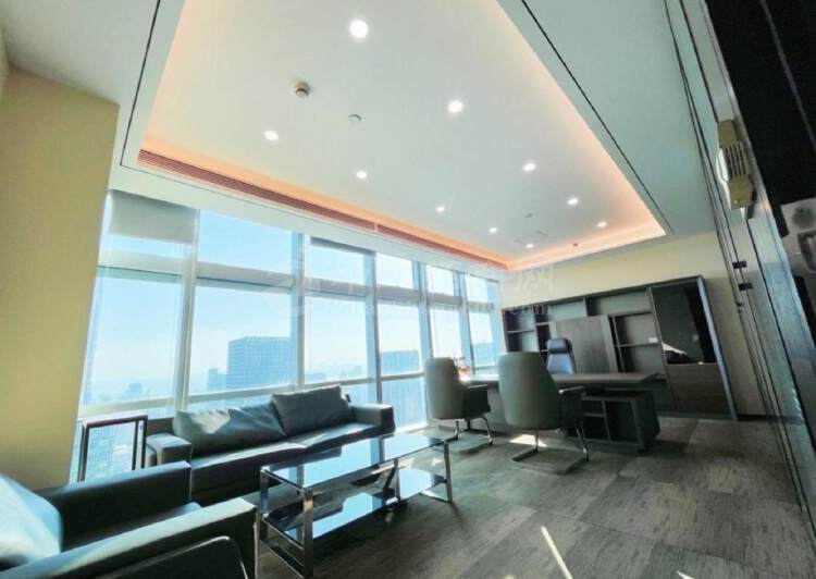 福田市民中心业主直租新世界中心500平带家私高层视野无5