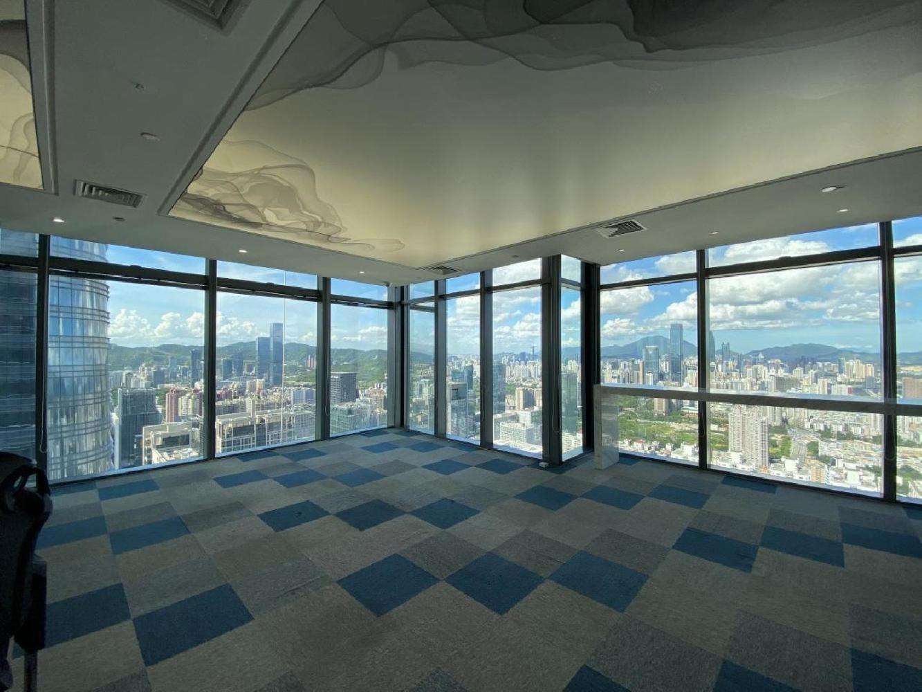 俯瞰莲花山深业上城3000平超高整层适合做企业总部
