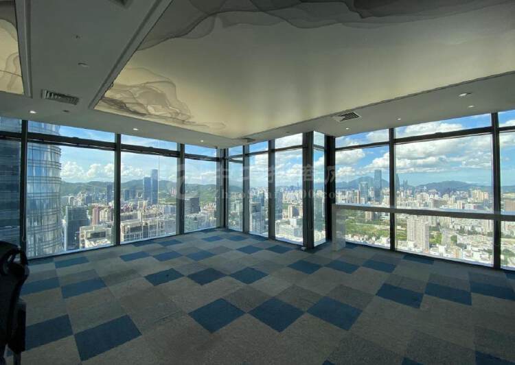 俯瞰莲花山深业上城3000平超高整层适合做企业总部3