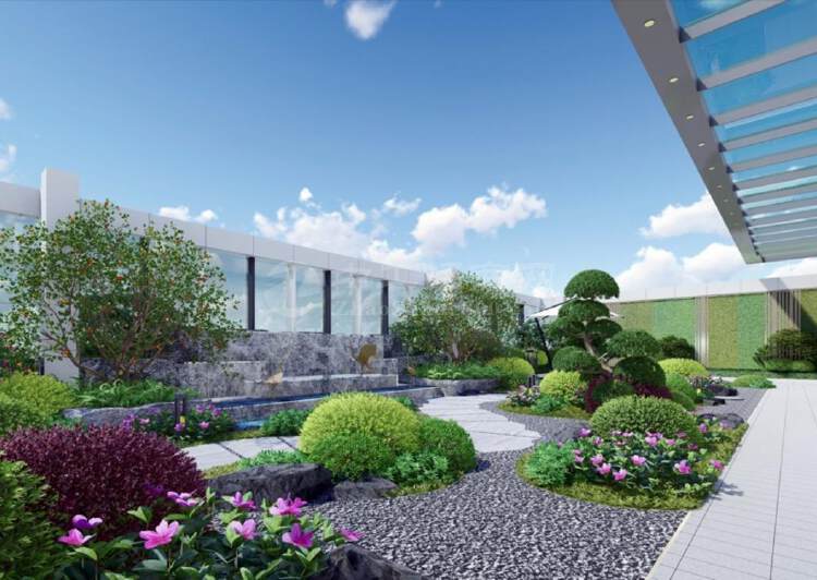 国展独栋，玻璃幕墙，带花园露台，使用高豪盛国际广场6