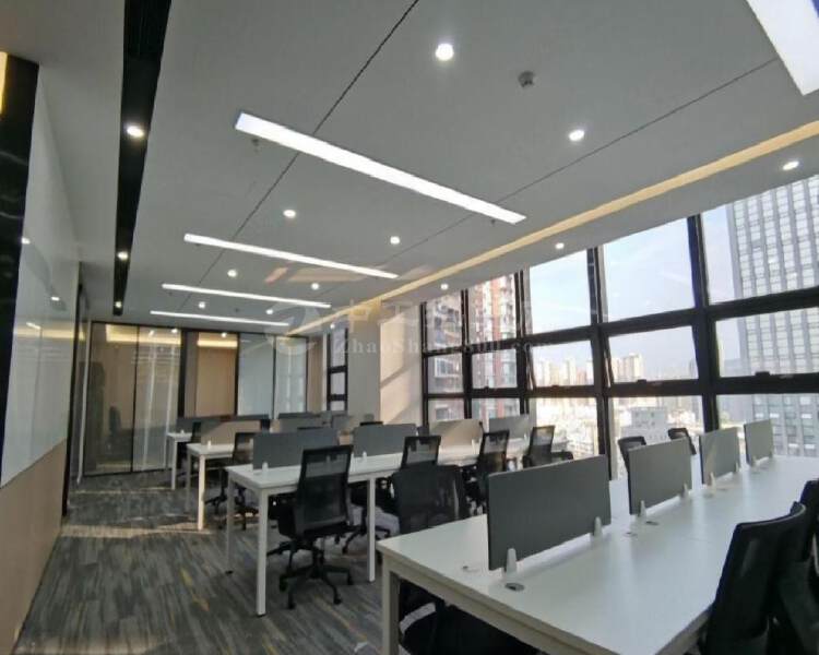 深圳龙华大浪中建科技园精装修200平红本办公室带家私