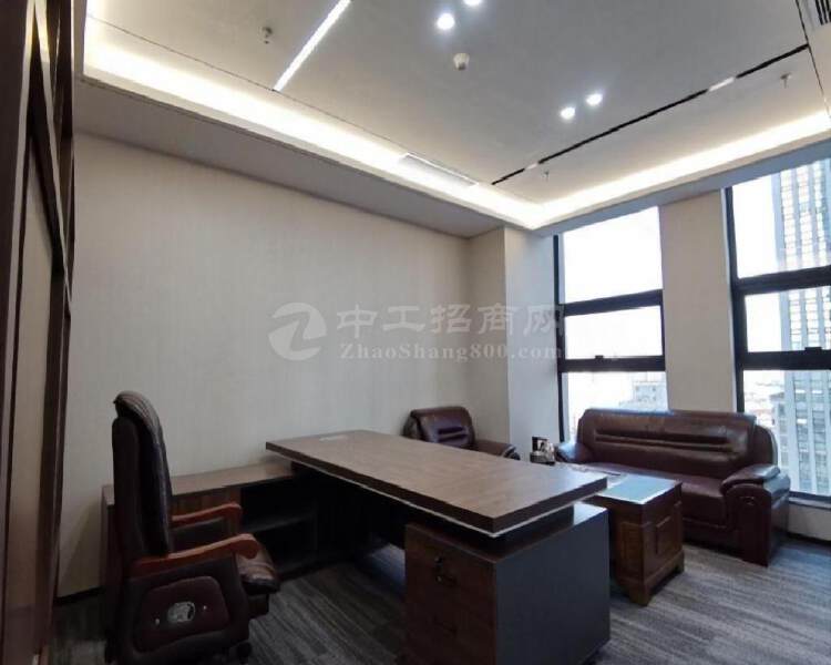 深圳龙华大浪中建科技园精装修200平红本办公室带家私