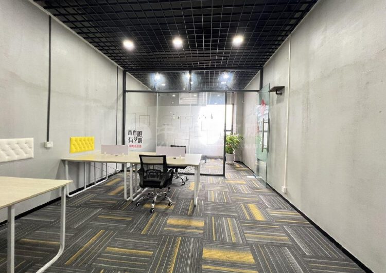 宝安固戍地铁口70平小户型办公室11格局精装带家私空调拎包1