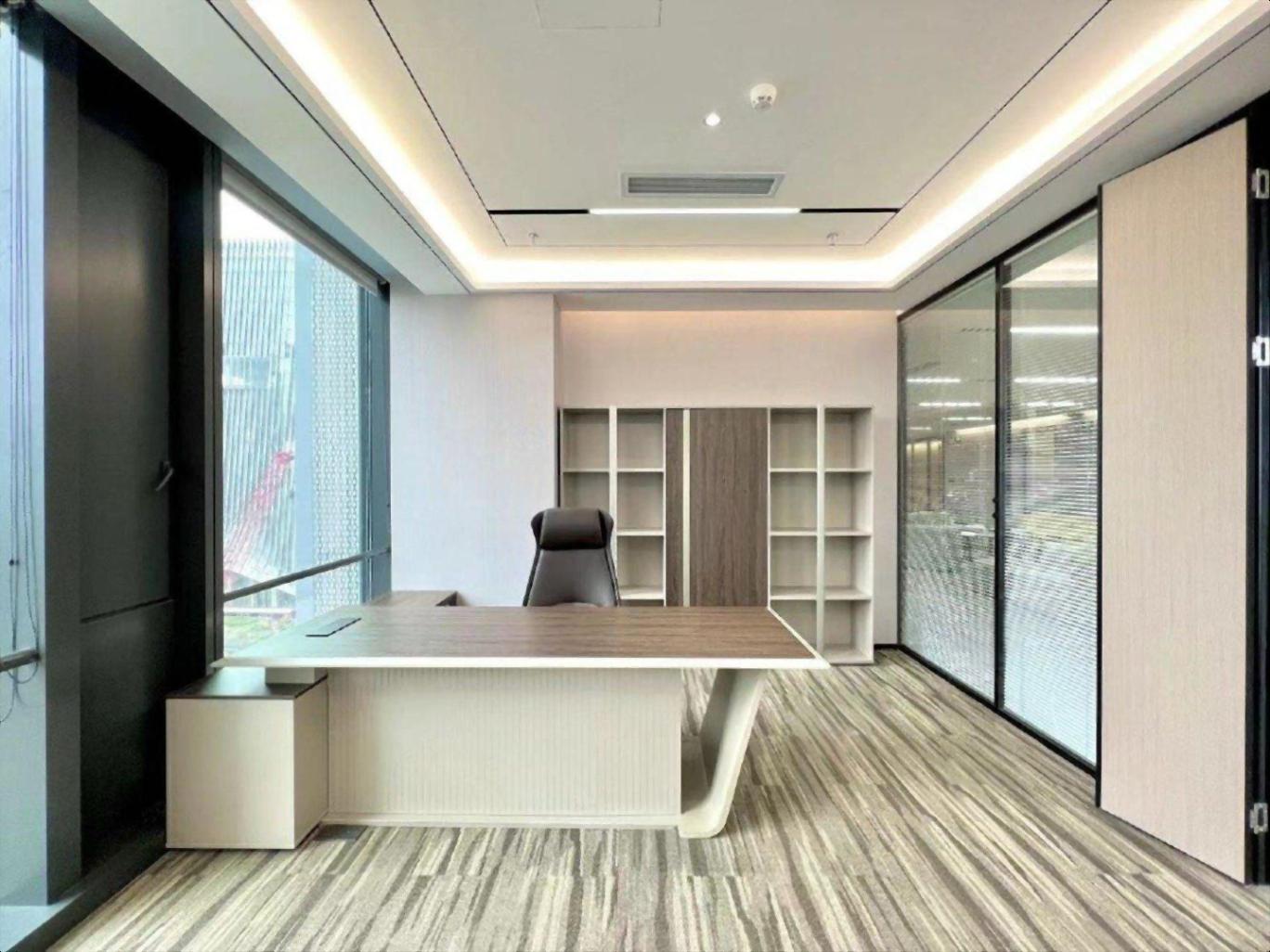 科技园豪华装修办公室中国储能大厦500平豪装带家私拎包办公
