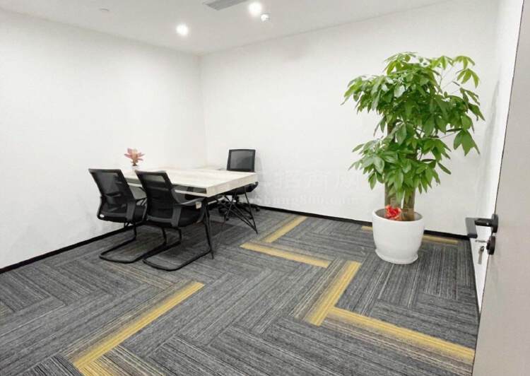 坂田五和电商产业园精装修200平办公室出租带家私落地窗6