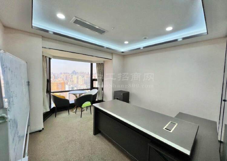 国贸商圈深圳国际贸易中心大厦362平精装修带家私6
